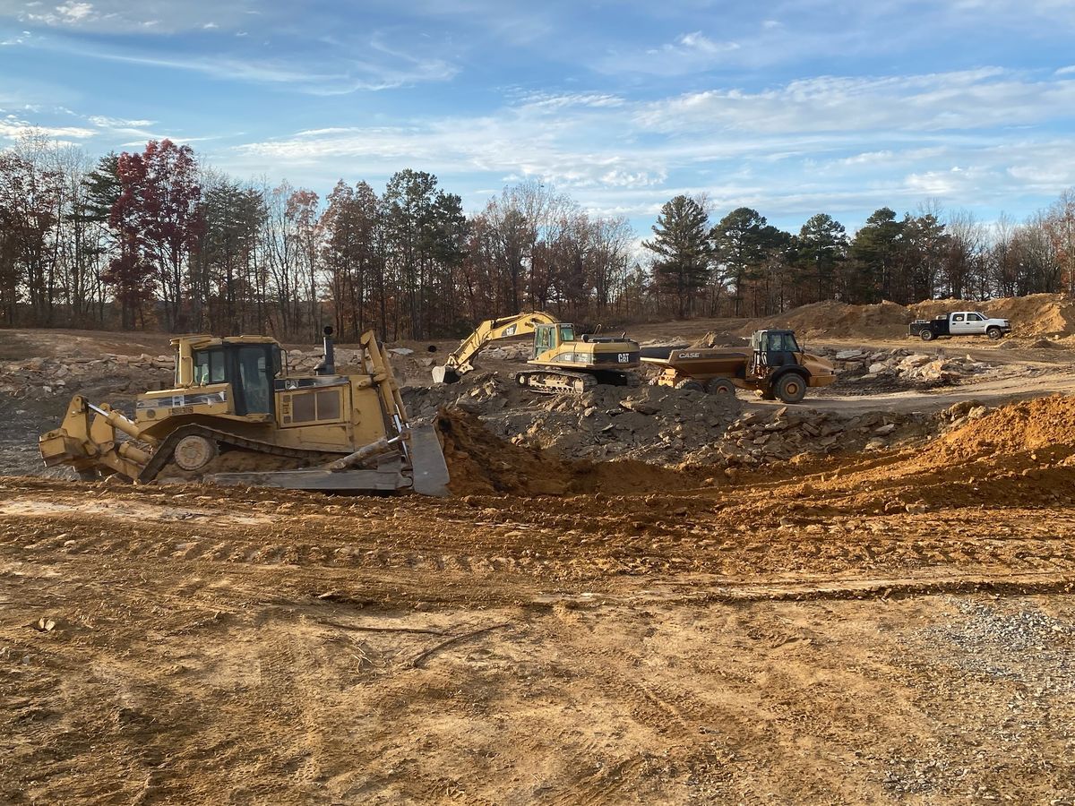 Pond Digging for McBryar Excavation in Trenton, GA