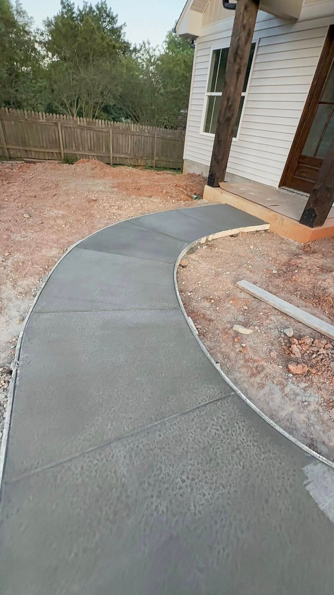 Sidewalk Installation for DMGZ Concrete LLC in Winston-Salem, NC