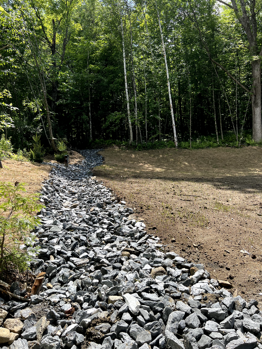 Land Grading for Andy Naylor Excavation in Johnson, VT