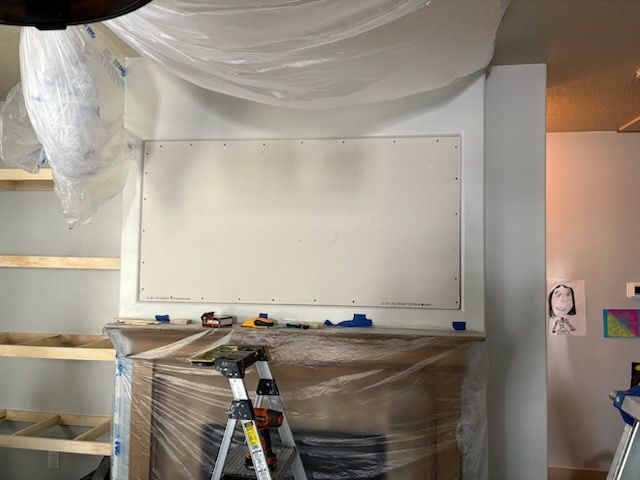 Wall Installations for Daniel Paints & Builds in Sandy, UT