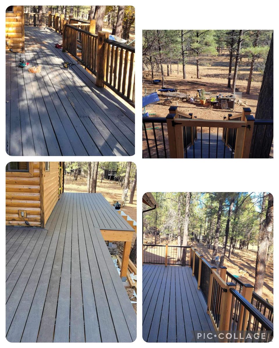 Decks, Patio & shed Installation for Lewis Custom Builds in Payson, AZ