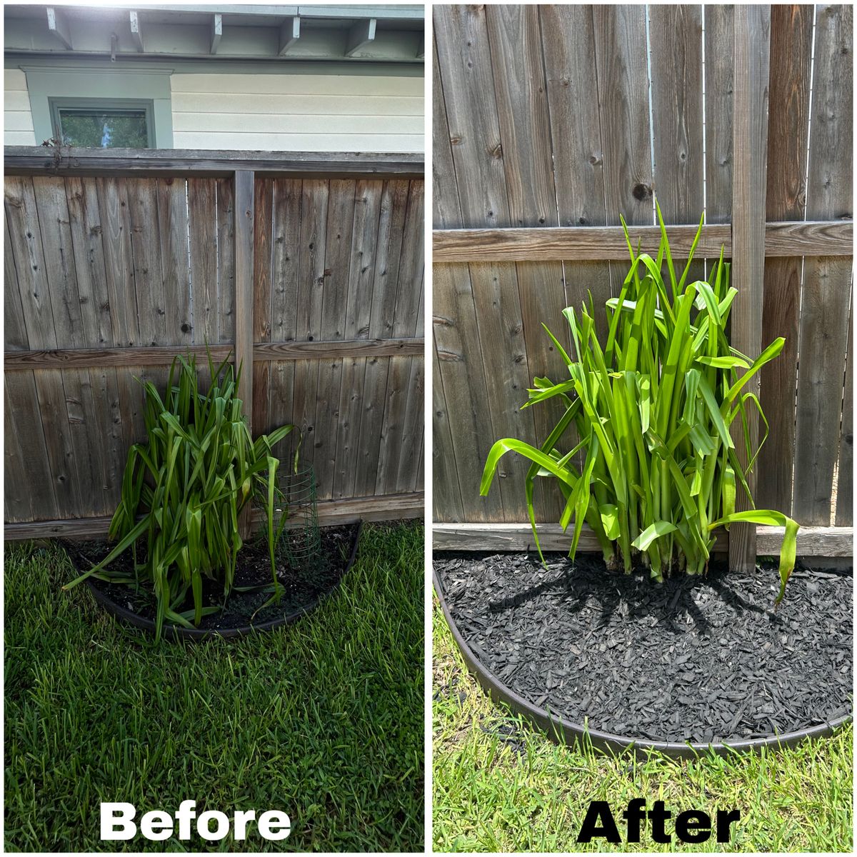 Mulch Installation for Faith LEC Services LLC in Houston, TX