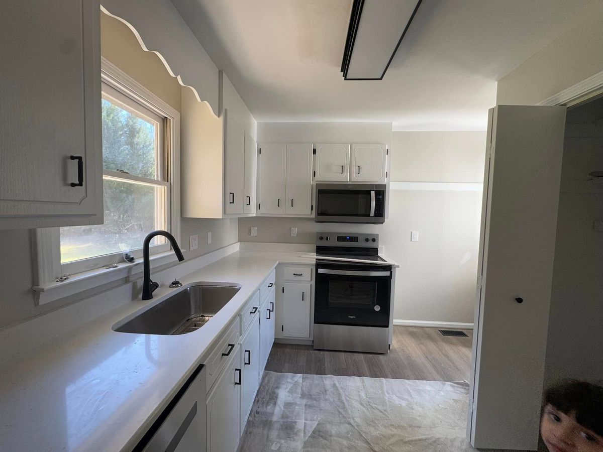 Kitchen and Cabinet Refinishing for JJR Painting in Kannapolis, NC