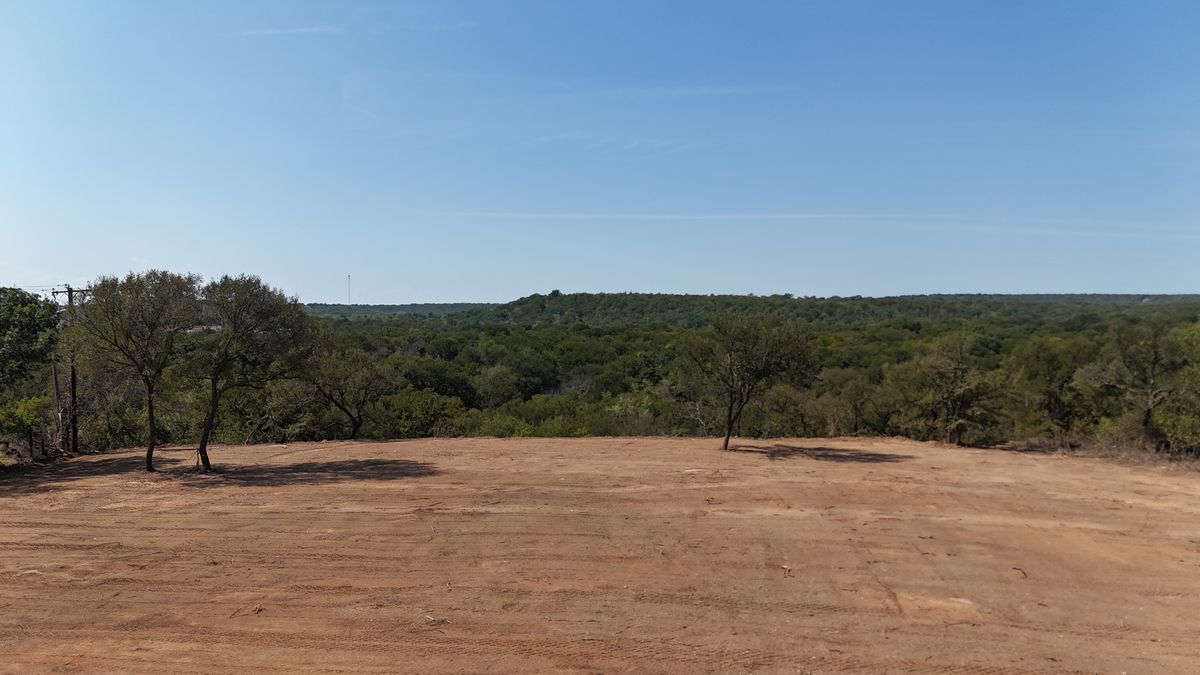 Excavation and site prep for South Prairie Construction in Graham, TX
