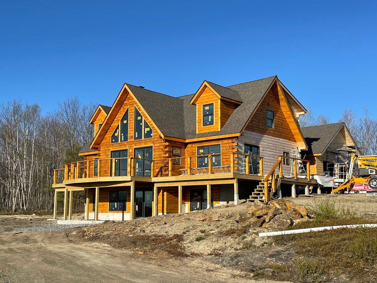 Custom Log Homes for McKenna General Contracting in Readfield, ME