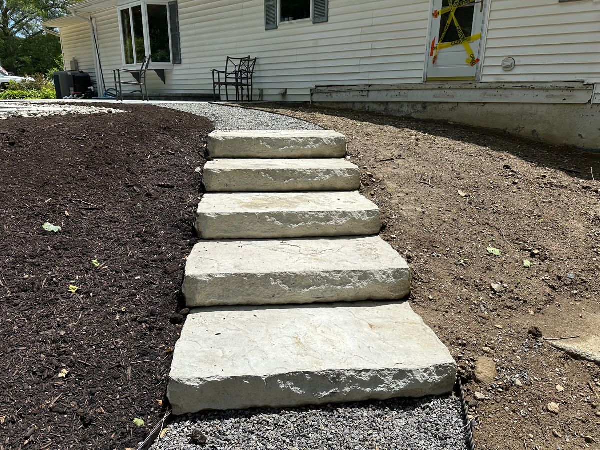 Landscape Steps & Stepping Stones for NK Landscaping LLC in Dutchess County, NY