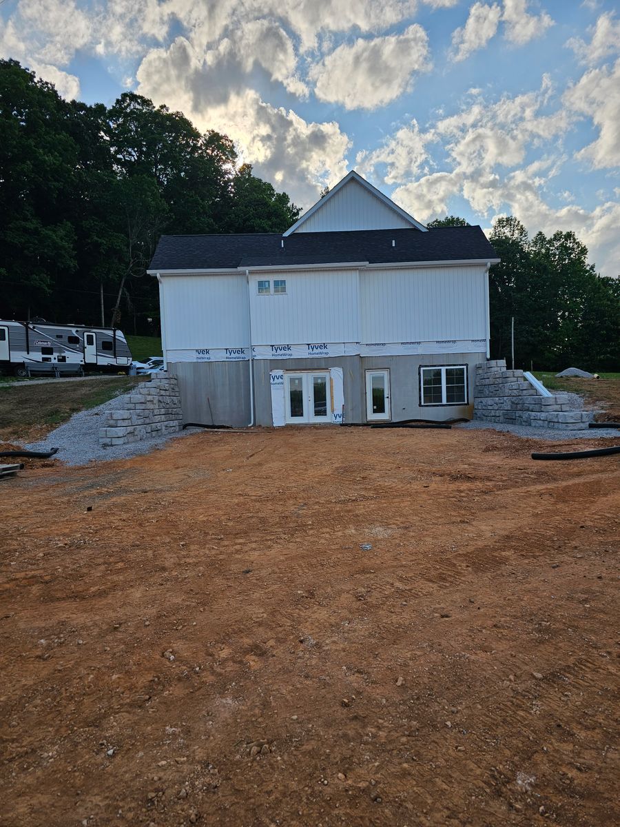 Retaining Walls for Walker Excavation in Tazewell, TN