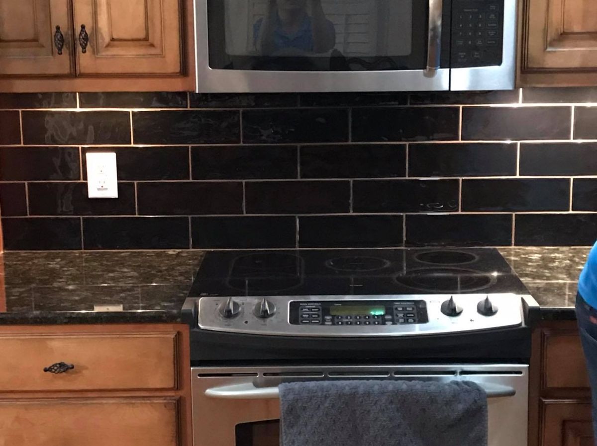 Kitchen Backsplash Tiling for Premier Floor Coverings in Myrtle Beach, SC