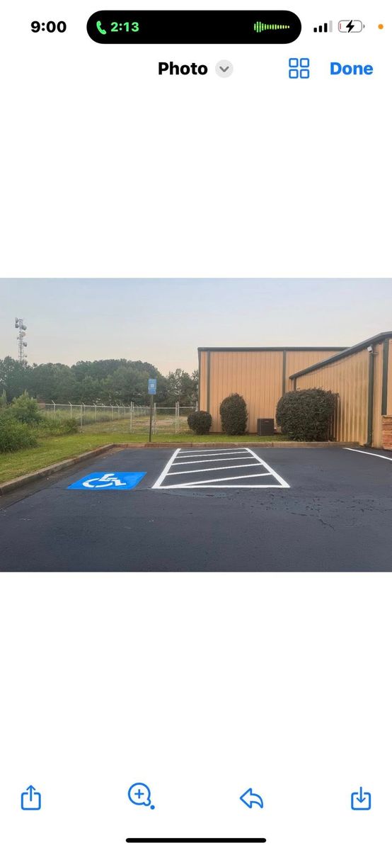 Parking Lot Construction for JBS Paving in Cedartown, GA