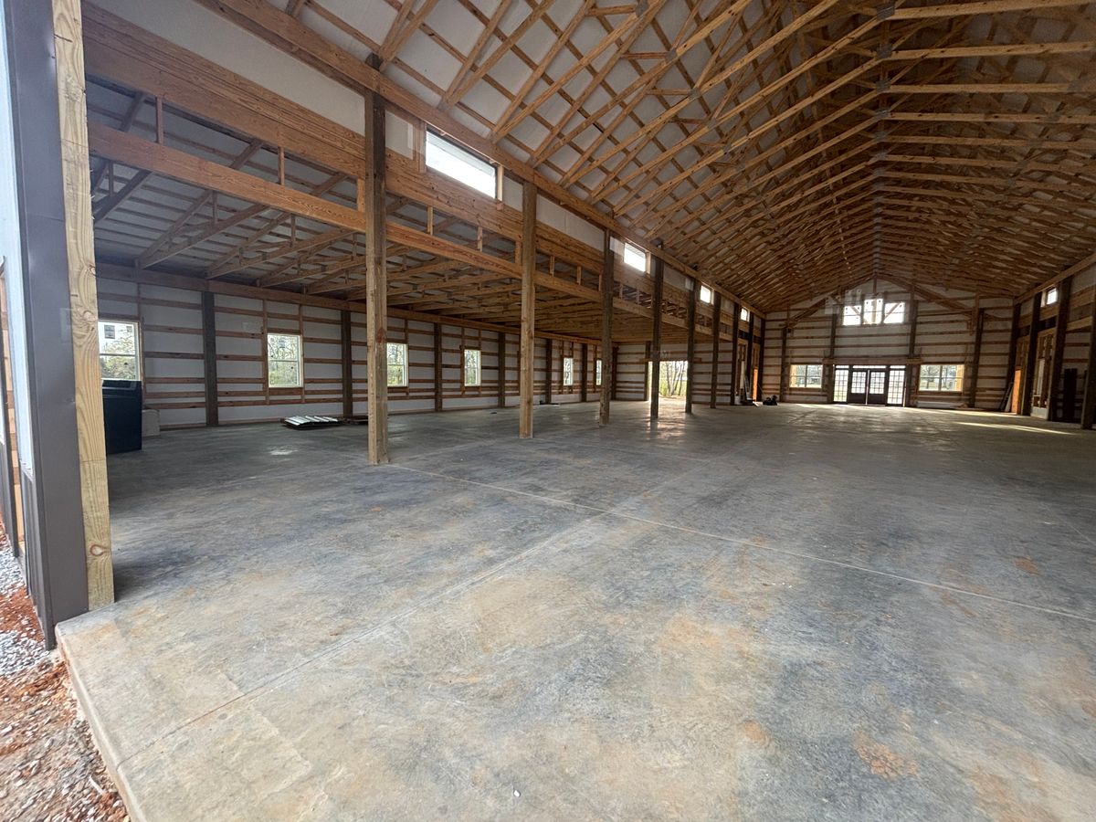 Barndominium Construction for Williams Legacy Construction LLC in Pulaski, TN