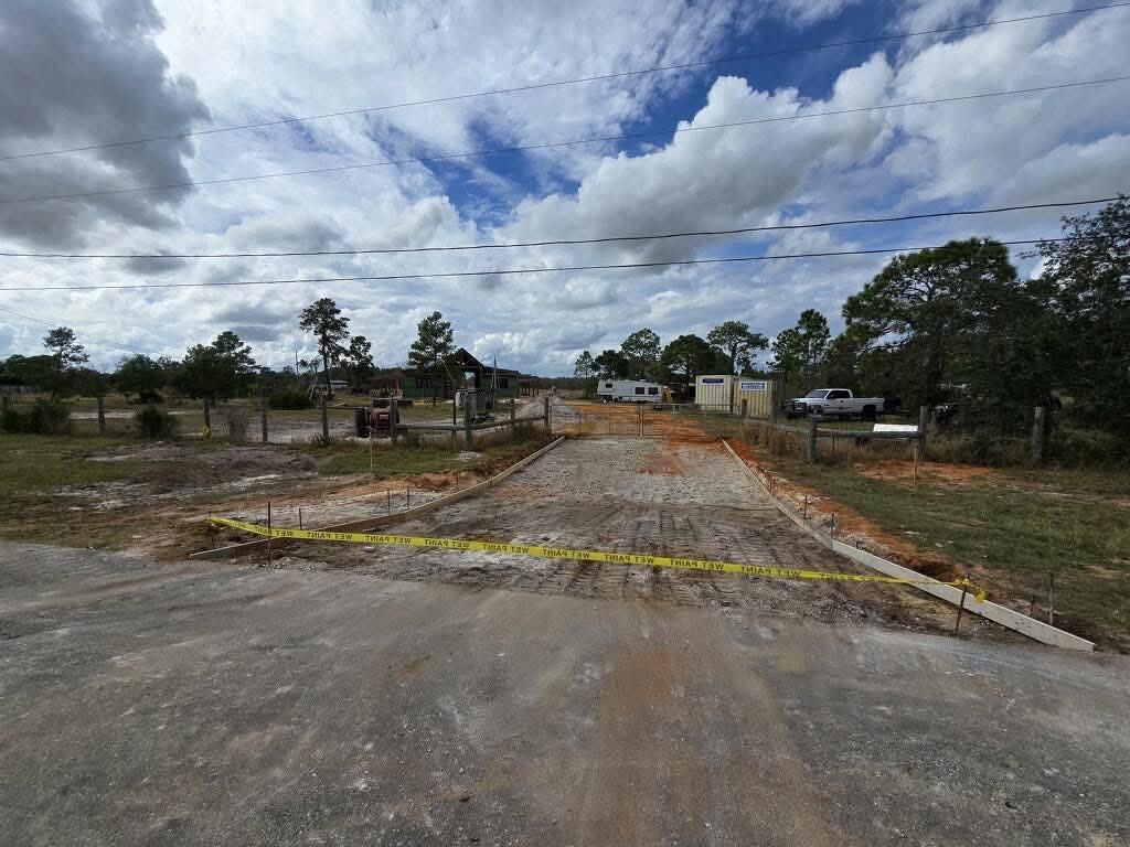 Site Preparation for All Phases Decorative Concrete in Sebring, FL