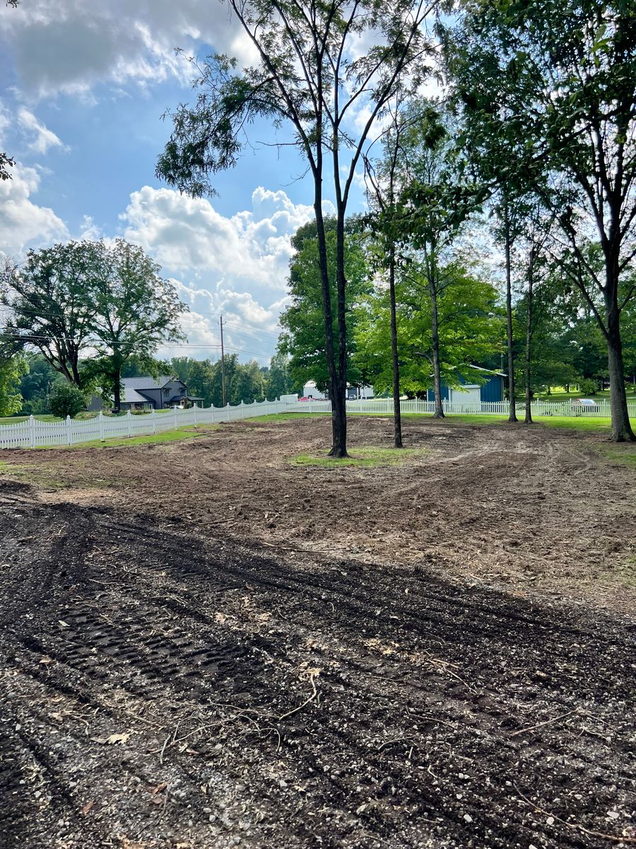 Clearing Field Edges & Fence Lines for Kadin’s Tree Service in North Vernon, IN