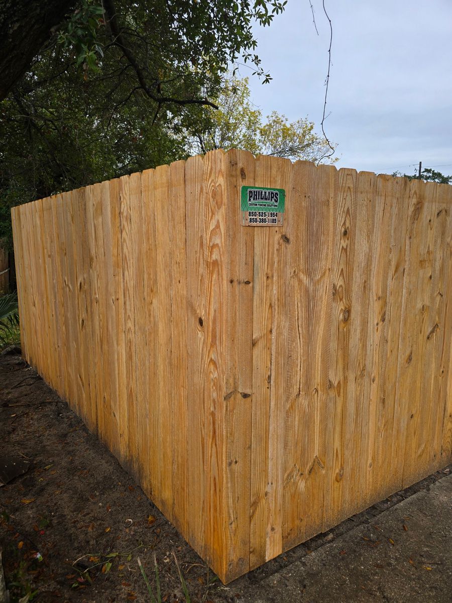 Fence Repair for Phillips Fencing Solutions in Pensacola, FL