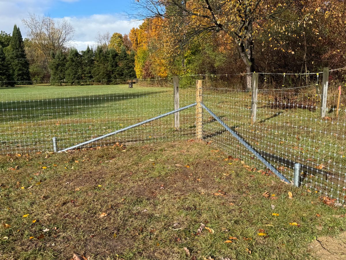 Fence Installation for TMF Services in Lapeer County, MI