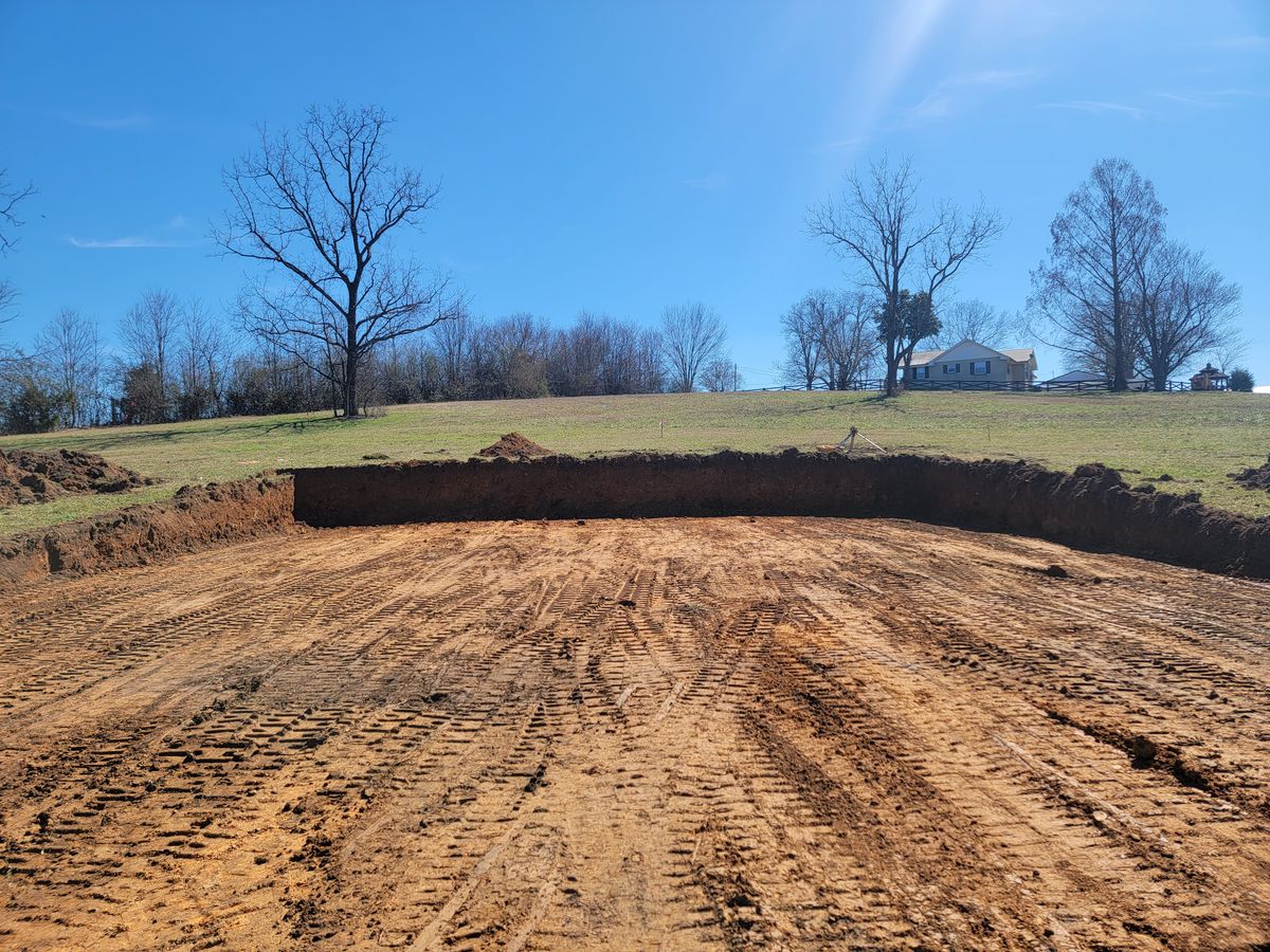 Site Preparation for H&H Earthworks in Decherd, TN