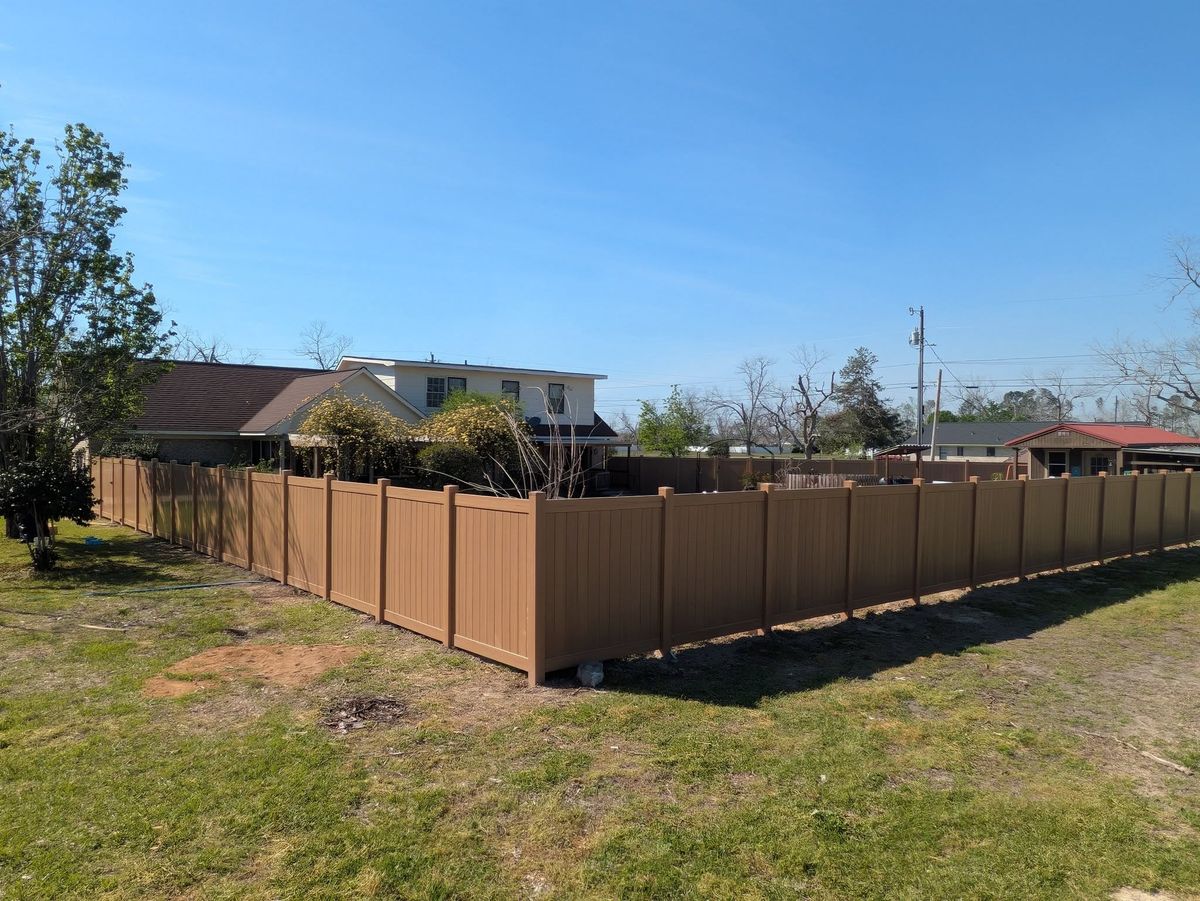 Vinyl Fence for Corbitt Vinyl Products in Hazlehurst, GA
