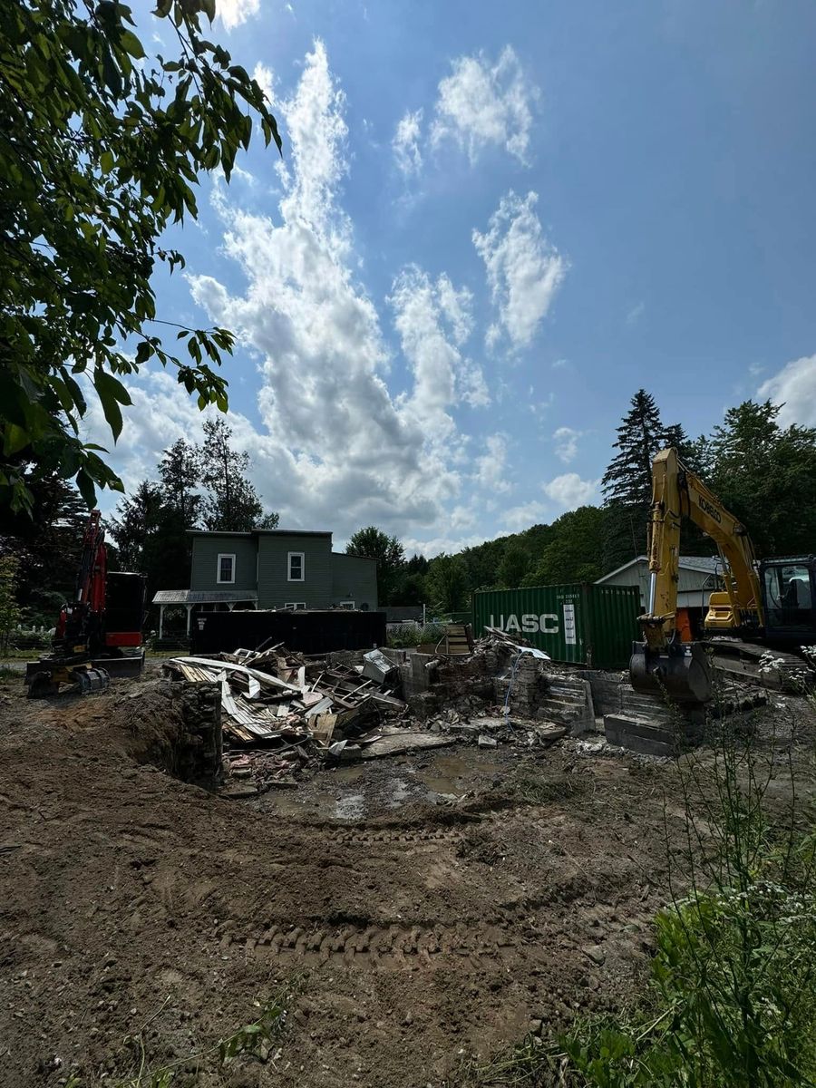 Demolition for Allstone Excavation in Rotterdam, NY