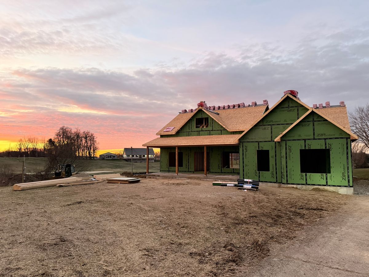 Custom Home Design for Sacksteder & Ward in Brookville, IN