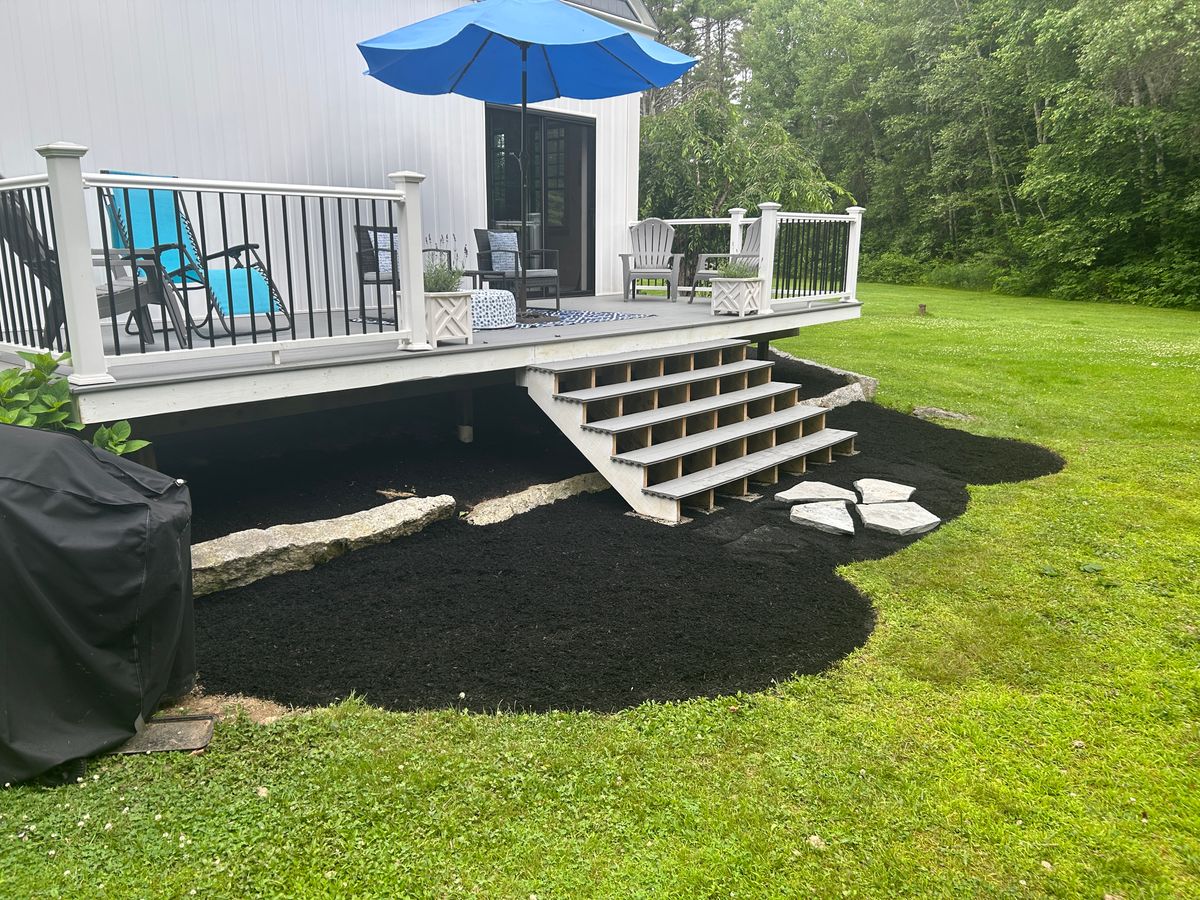 Full Landscape Redesign for CM & Sons Landscaping LLC in Benton, ME