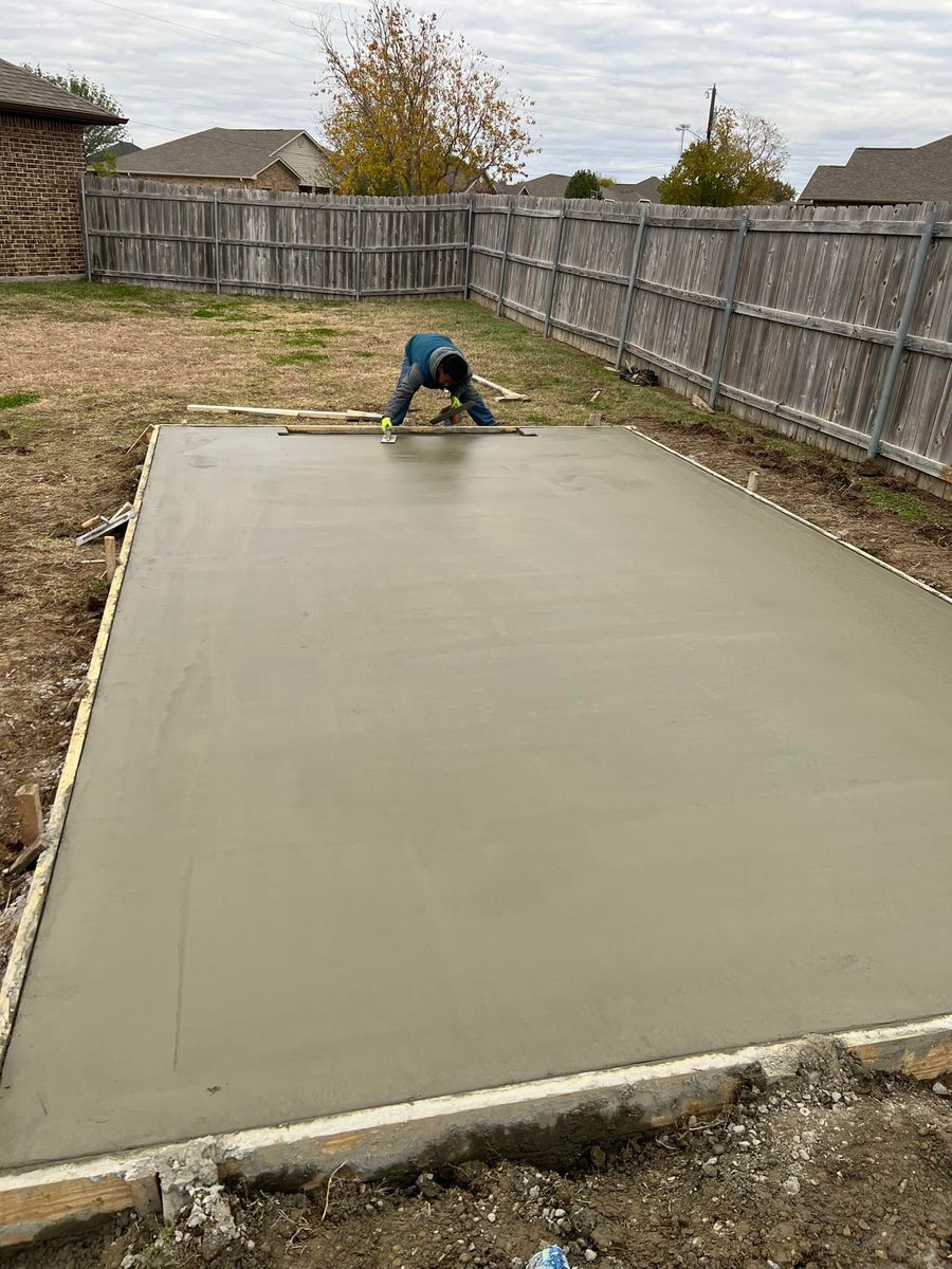 Concrete Foundations for Javonnies Concrete Services LLC in Gun Barrel City, TX