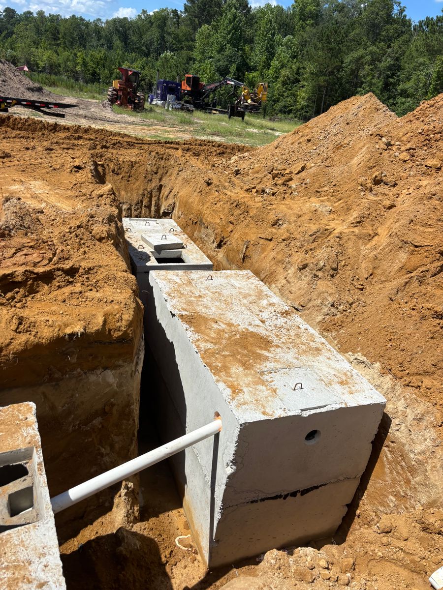 Septic Tank Installs for Diversified Septic in Georgetown County, SC