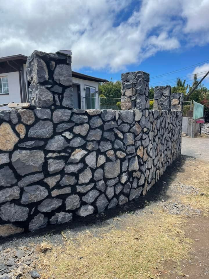 CMU Walls for Savou Landscape & Masonry LLC  in Maui, HI