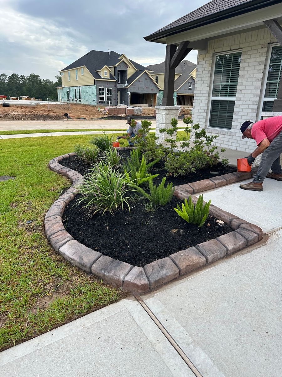 Landscaping for Texas Curb N Borders in Houston, TX