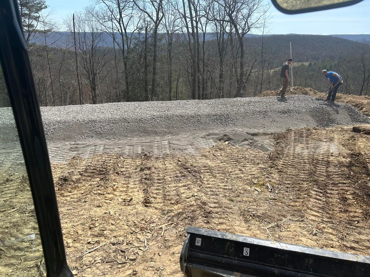 Skid Steer Work for Pine Mountain Restoration, LLC Excavation and Fencing Contractor in Howard, PA