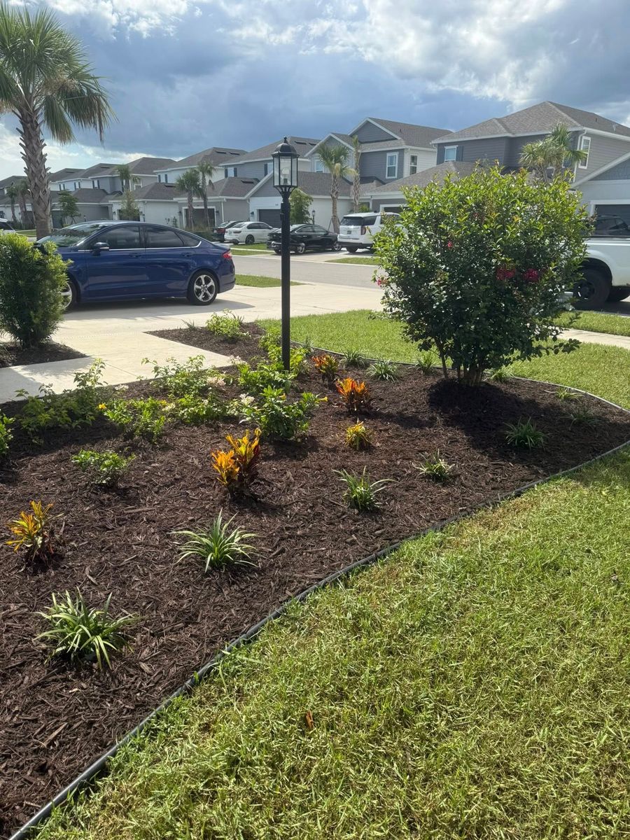 Mulch Installation for Damian’s Tree Care in Sarasota, FL