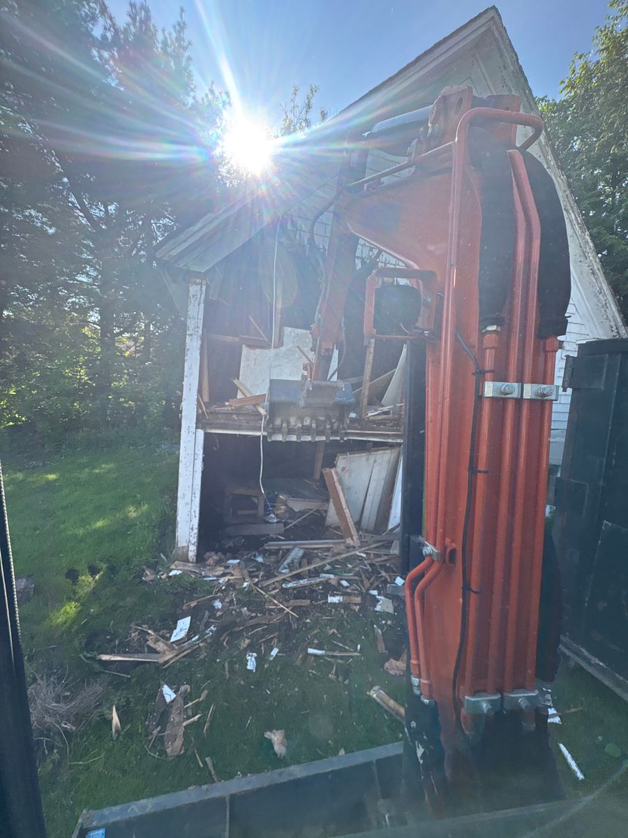 Demolition for Sweetser Excavation LLC in Presque isle, ME