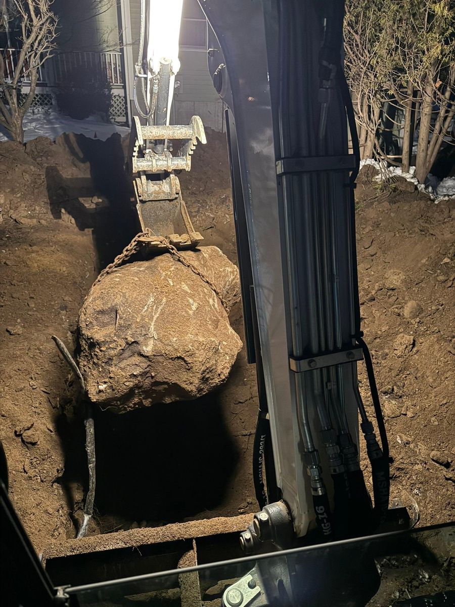 Mini Excavator Services for LCP Property Management  in Windham, NH