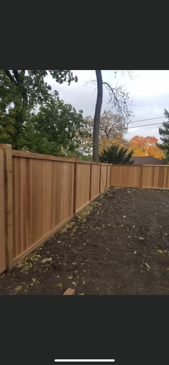 Wood Fence Installation for 321 Fence Inc. in Faribault, MN