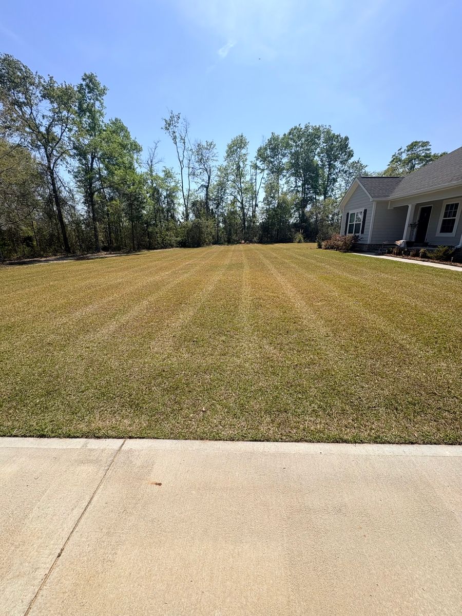 Lawn Maintenance for Scalco’s Land Services in Statesboro, GA