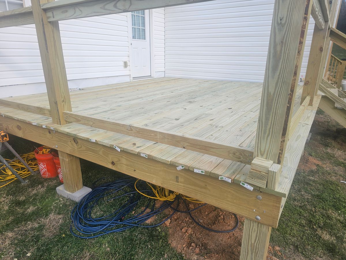 Decking for A&D Home Improvements in Cleveland, TN