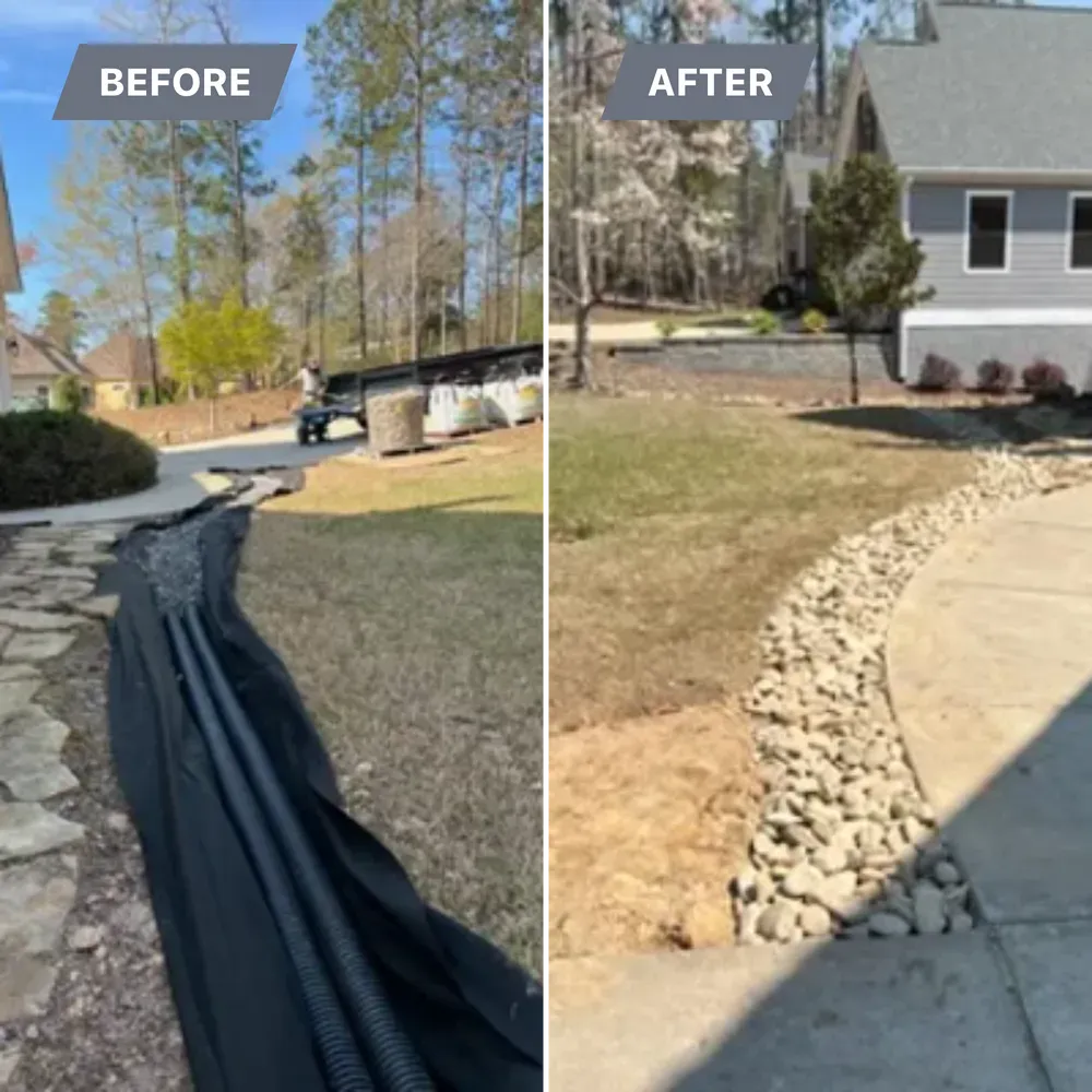 French Drain Installs for Clarks Hill Property Solutions in McCormick, SC