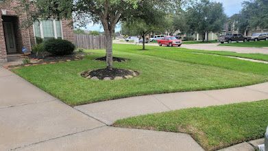 Mowing for T.W. Lawn Care in Pearland, TX