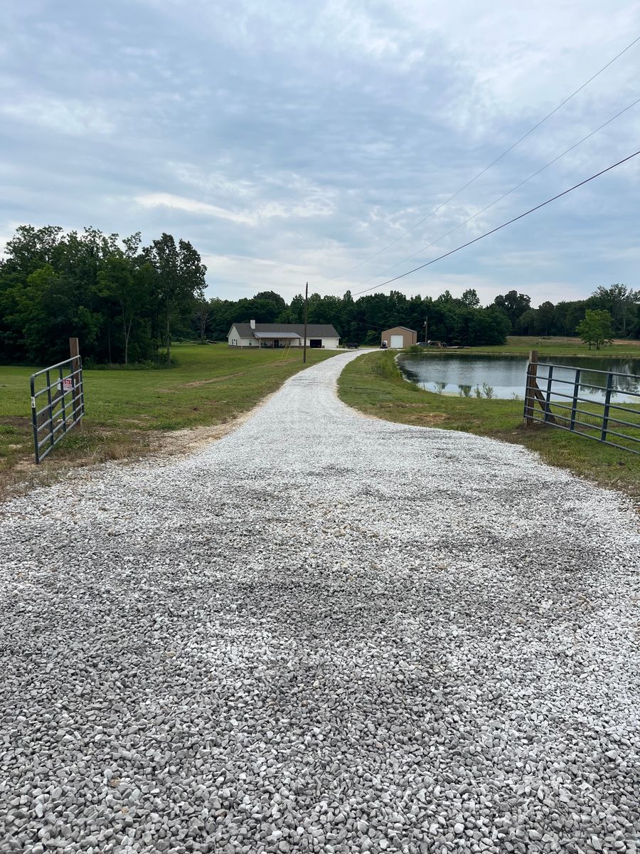 Driveway Construction for Gibby's Home and Land Services in Memphis, TN