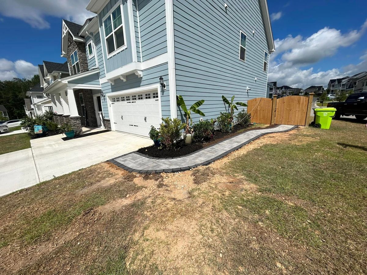 Landscape Installation for Trophy Outdoor Solutions in Lexington, SC