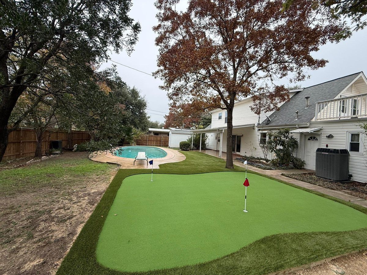 Turf Installation for Creative Edge Co. in San Antonio, TX
