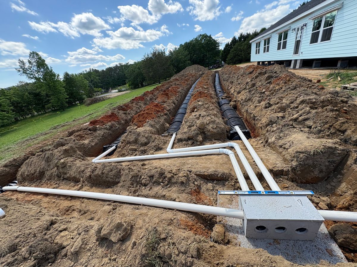 Septic System Installation for Triple H Construction in Cave Spring, GA