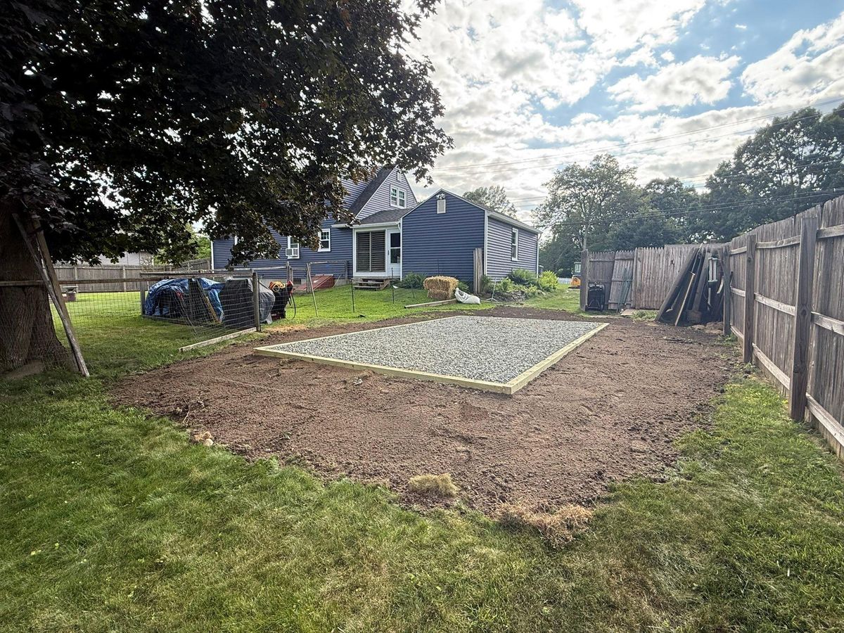 Site Work for Lennon Land Management in Suffield, CT