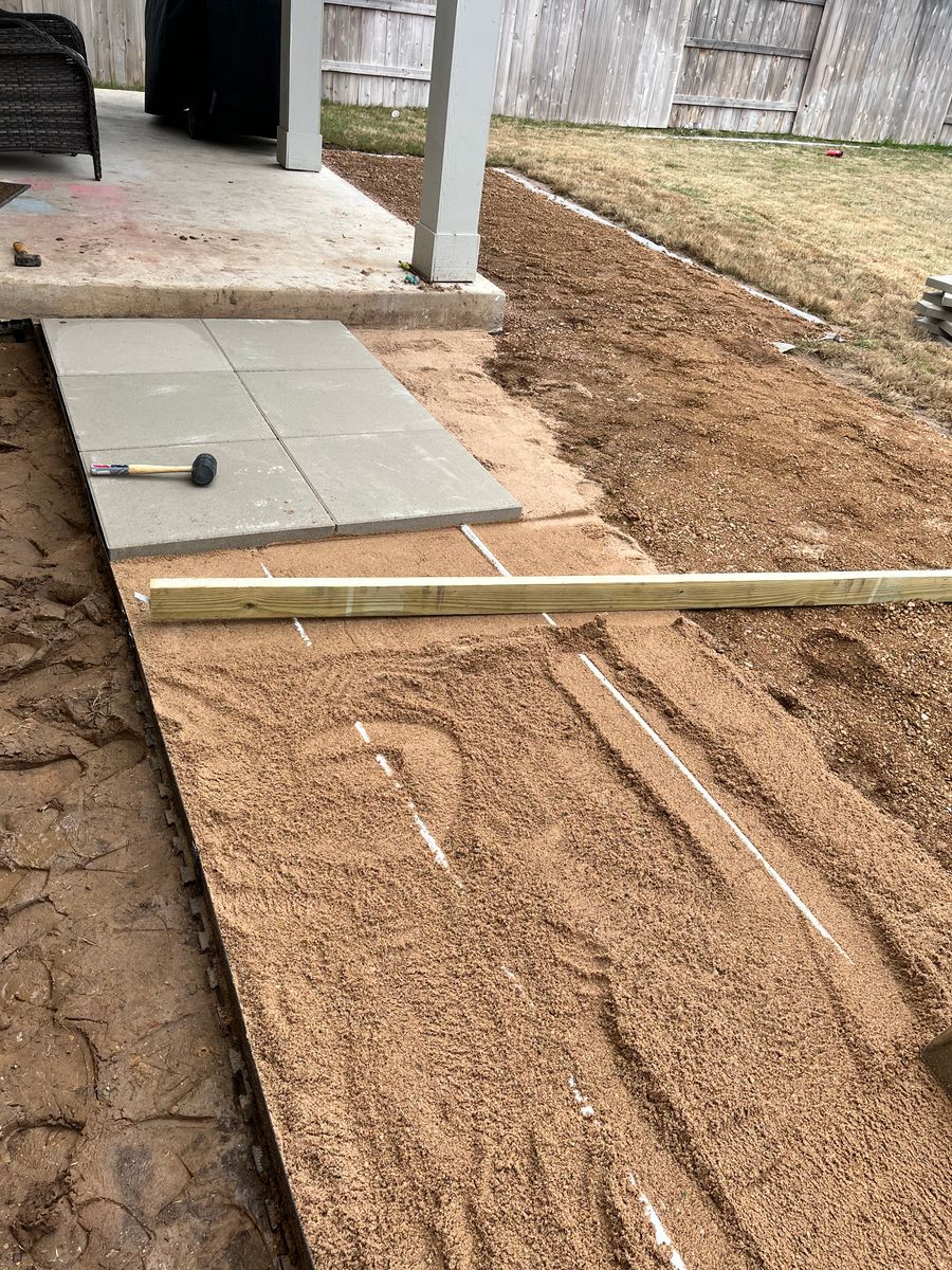 Patio Design & Construction for 5th Star Landscaping LLC. in Bastrop, TX