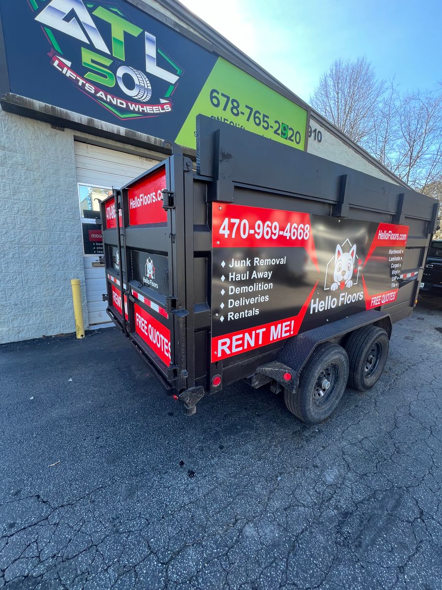 Dumpster Rentals for Hello Floors Atlanta in Columbus, GA