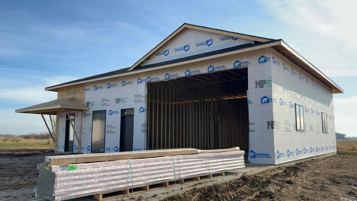 Framing for SC Specialties in Centerville, SD