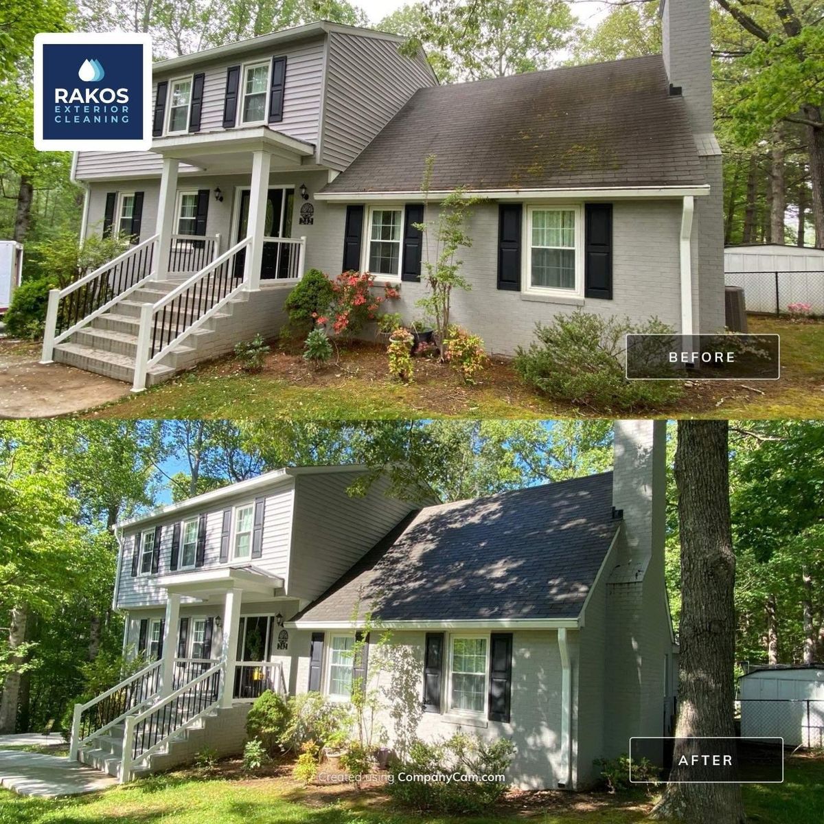 Roof Cleaning for Rakos Exterior Cleaning in Lynchburg, VA