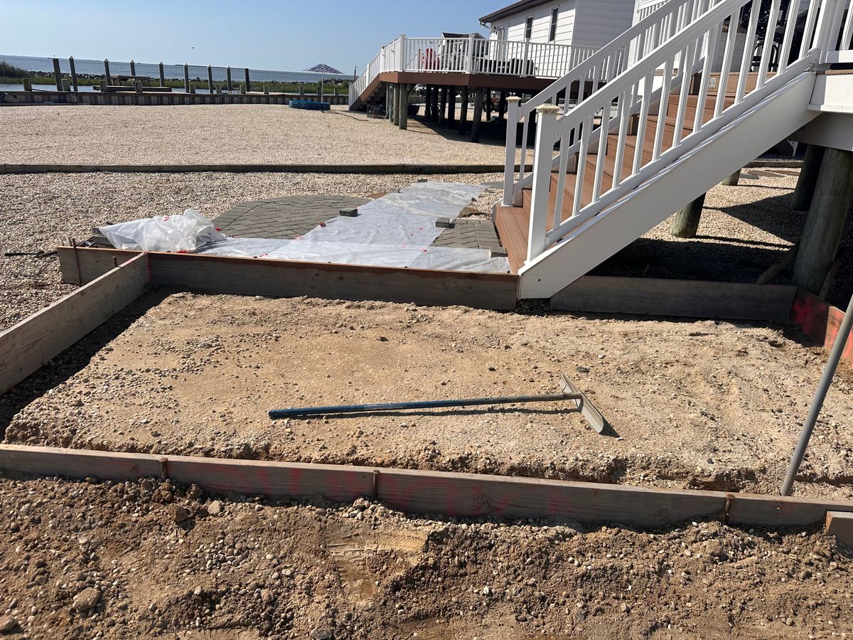 Concrete Driveway Installation for DiDaniele Masonry in Tuckerton, NJ