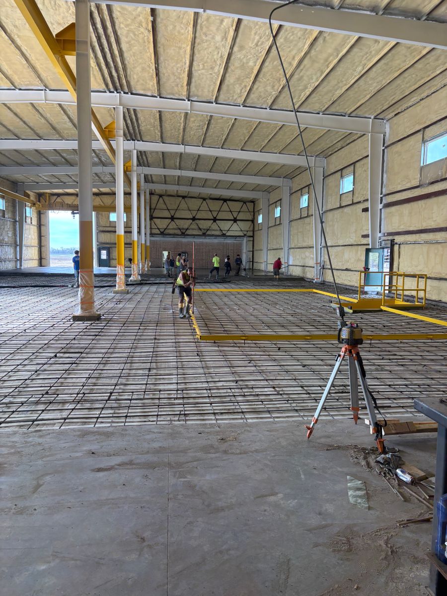 Concrete Slab Construction for Karasch Concrete & Masonry in Sartell, MN