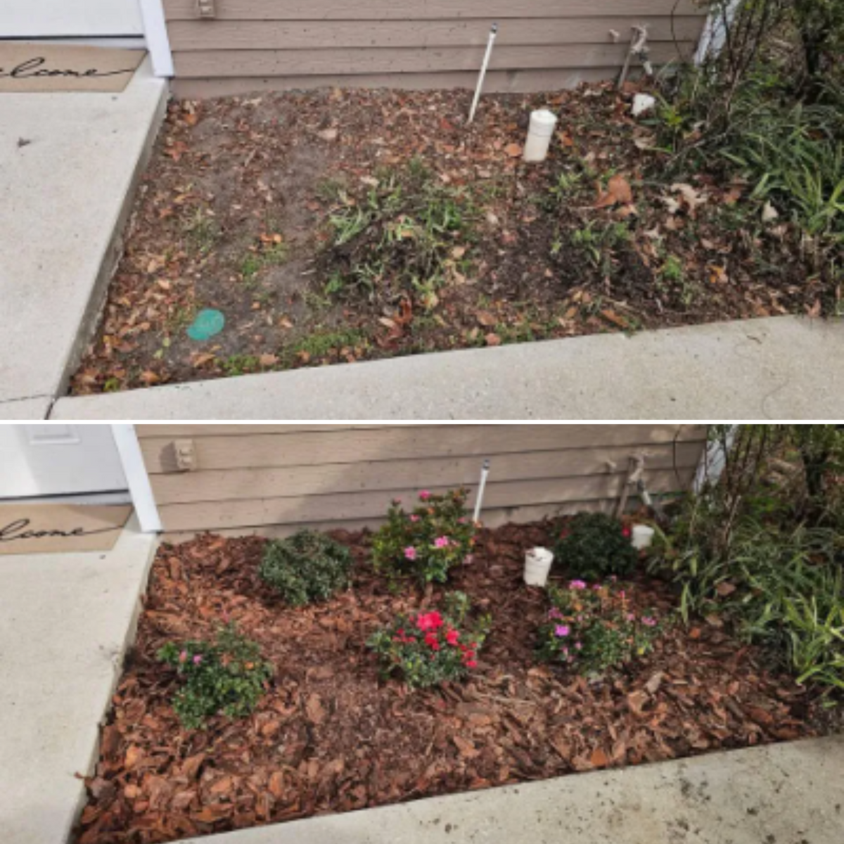 Mulch Installation for Deeper Roots Landscape in High Springs, FL