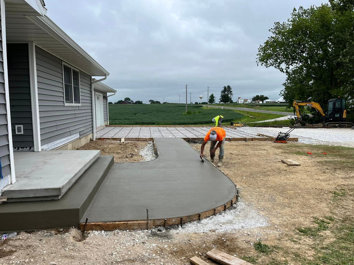 Stair Design & Installation for L M Concrete Construction in Mount Sterling,  IL