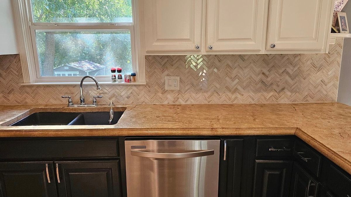 Kitchen Renovation for Landin's TILE WORK in Shelby, NC